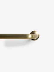 Antique Brass Room Darkening 28mm Extendable Curtain Pole Kit - Image 2 of 3