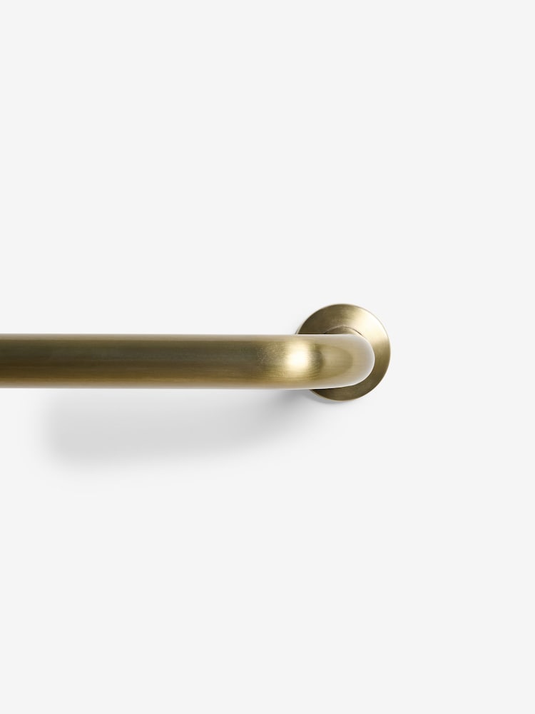 Antique Brass Room Darkening 28mm Extendable Curtain Pole Kit - Image 2 of 3