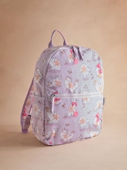 Cath Kidston Purple Cats and Mouse Foldaway Backpack - Image 1 of 6