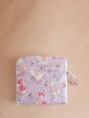 Cath Kidston Purple Cats and Mouse Foldaway Backpack - Image 4 of 6