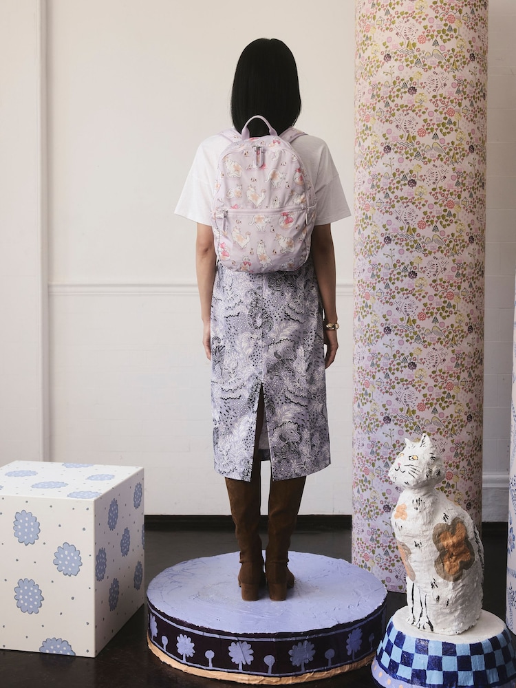 Purple Cats and Mouse - Mochila plegable de Cath Kidston - Imagen 6 de 6 Purple Cats and Mouse - Mochila plegable de Cath Kidston - Imagen 6 de 6