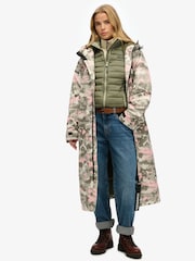 Superdry Pink Windbreaker Logo Changing Robe - Image 1 of 7