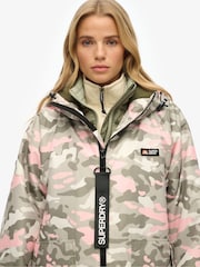 Superdry Pink Windbreaker Logo Changing Robe - Image 5 of 7