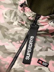 Superdry Pink Windbreaker Logo Changing Robe - Image 6 of 7