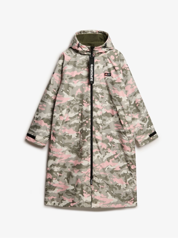 Superdry Pink Windbreaker Logo Changing Robe - Image 7 of 7