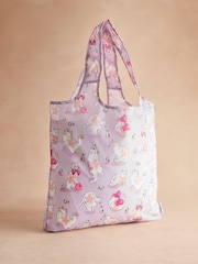 Cath Kidston Purple Cats & Mouse Foldaway Shopper Bag - Image 1 of 4