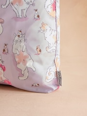 Cath Kidston Purple Cats & Mouse Foldaway Shopper Bag - Image 2 of 4