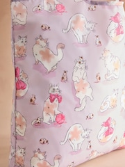 Cath Kidston Purple Cats & Mouse Foldaway Shopper Bag - Image 3 of 4