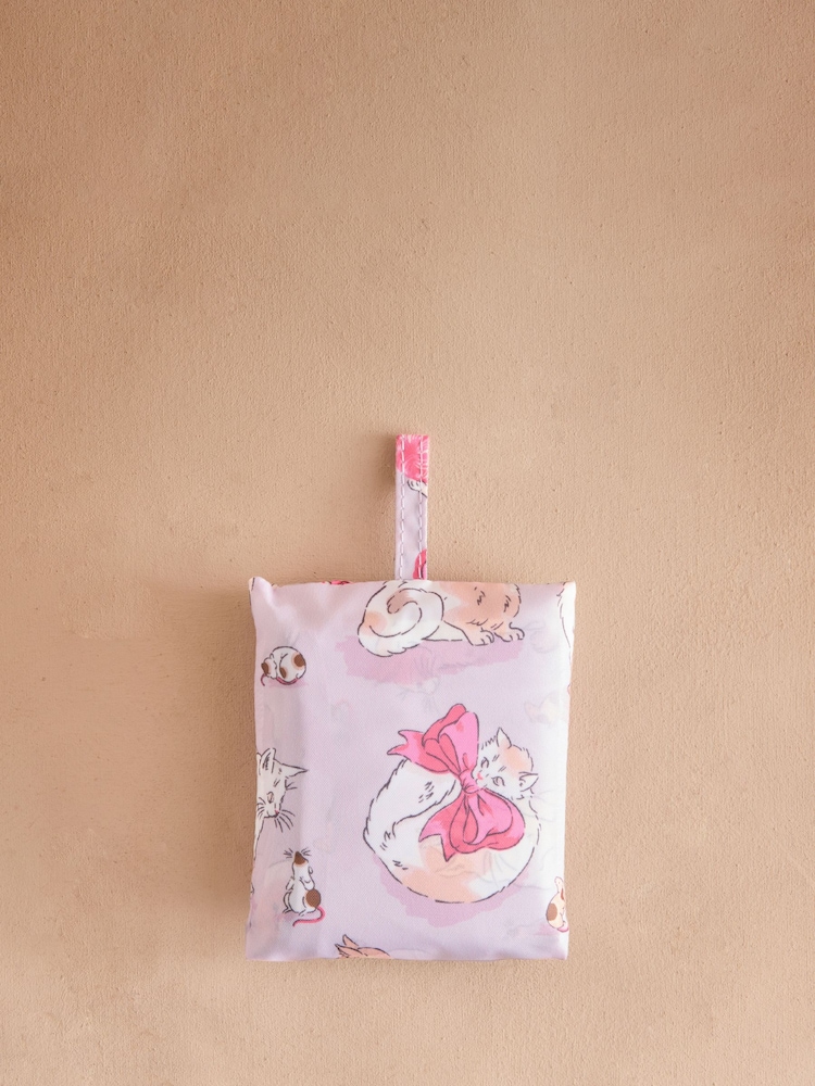Cath Kidston Purple Cats & Mouse Foldaway Shopper Bag - Image 4 of 4