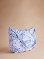 Cath Kidston Blue Archive Marble Foldaway Cross-Body Bag - Image 1 of 4