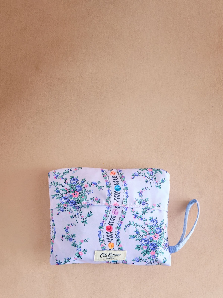 Cath Kidston Blue Archive Marble Foldaway Cross-Body Bag - Image 4 of 4