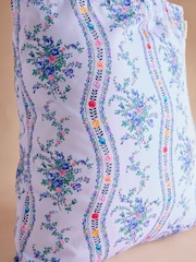 Cath Kidston Blue Archive Marble Foldaway Tote Bag - Image 3 of 4