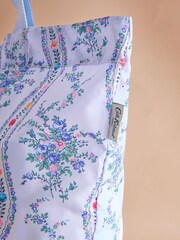 Cath Kidston Blue Archive Marble Large Foldaway Tote Bag - Image 2 of 4