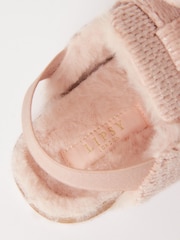 Lipsy Pink Slip On Footbed Buckle Slippers Clogs - Image 3 of 4