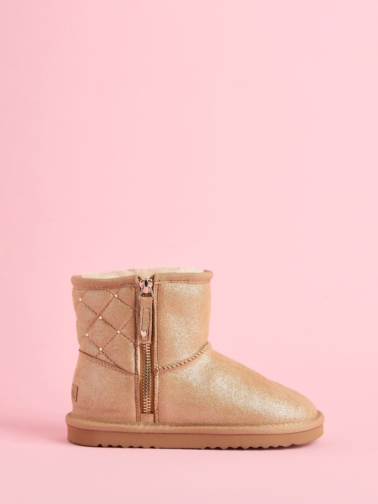 Marrón - Botas con panel guateado y cremallera lateral de Lipsy - Imagen 1 de 4 Marrón - Botas con panel guateado y cremallera lateral de Lipsy - Imagen 1 de 4
