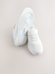 Blanco - Elastic Lace-Up School Trainers - Imagen 6 de 6