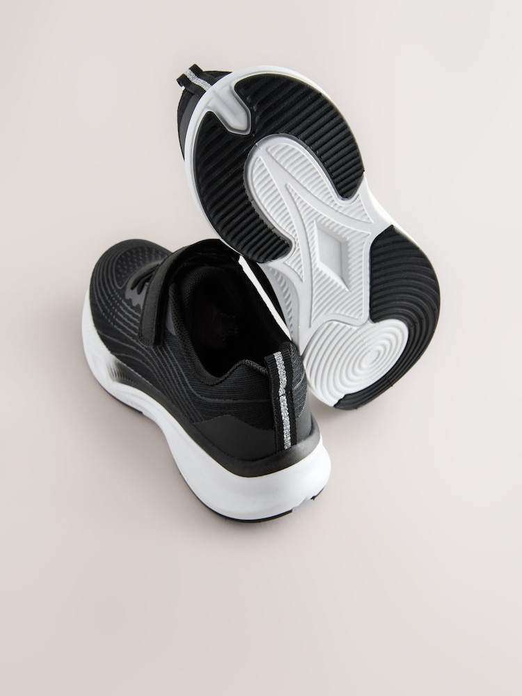 Negro - Elastic Lace-Up School Trainers - Imagen 6 de 6