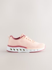 Pink Elastic Lace-Up Trainers - Image 2 of 5