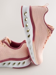 Pink Elastic Lace-Up Trainers - Image 4 of 5