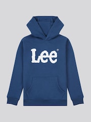 Lee Blue Wobbly Graphic OTH Hoodie - Image 2 of 4