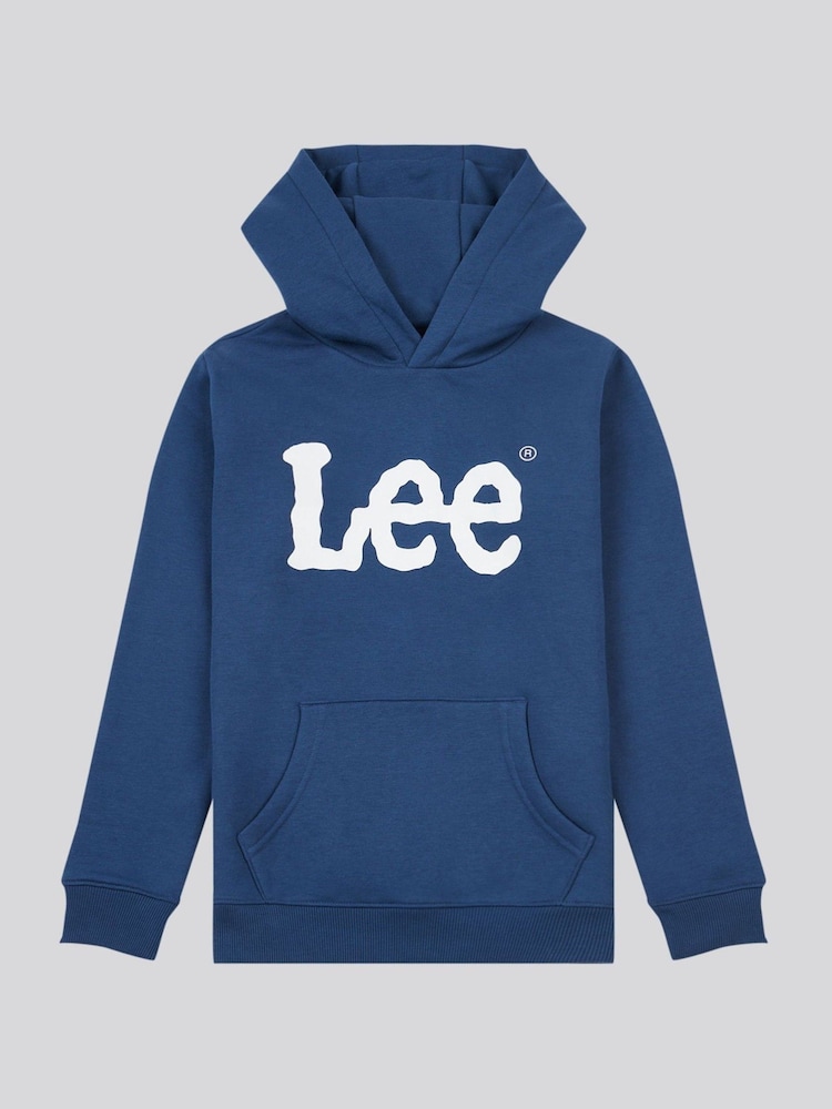 Lee Blue Wobbly Graphic OTH Hoodie - Image 2 of 4