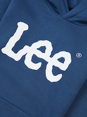 Lee Blue Wobbly Graphic OTH Hoodie - Image 4 of 4