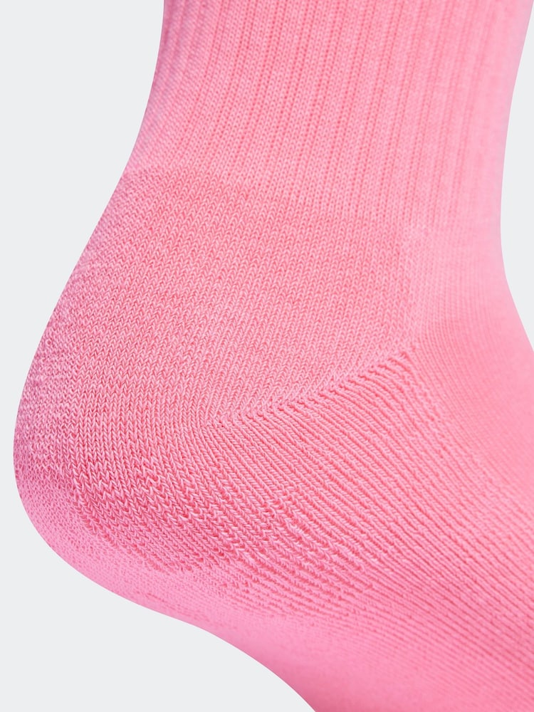 adidas Originals Blue Trefoil Crew Socks 6 Pack - Image 4 of 4