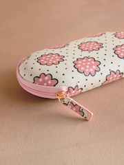 Cath Kidston Ecru Posey Spot Glasses Case Purse - Image 2 of 3