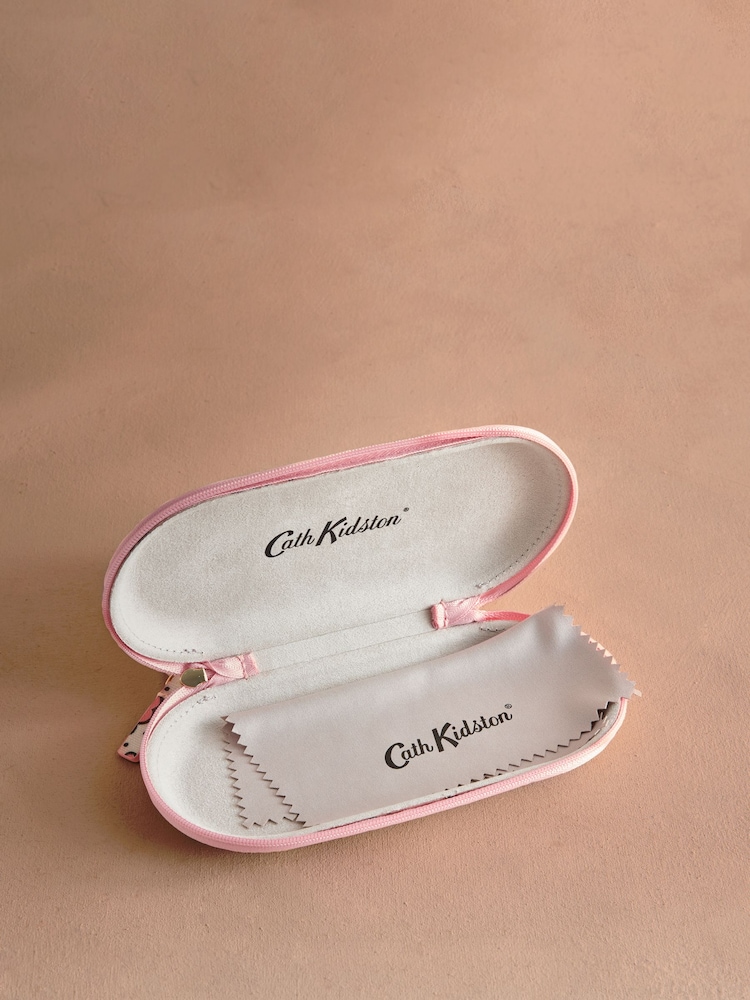 Cath Kidston Ecru Posey Spot Glasses Case Purse - Image 3 of 3