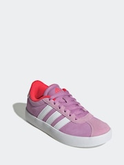 adidas Purple VL Court 3.0 Trainers - Image 3 of 9