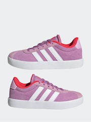 adidas Purple VL Court 3.0 Trainers - Image 7 of 9