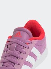 adidas Purple VL Court 3.0 Trainers - Image 9 of 9