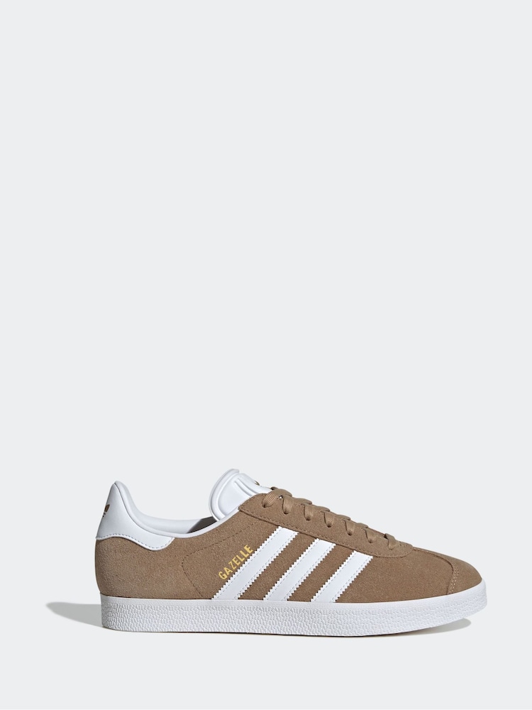 adidas Originals Gold Gazelle Trainers - Image 1 of 9