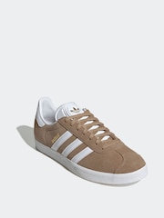 adidas Originals Gold Gazelle Trainers - Image 4 of 9