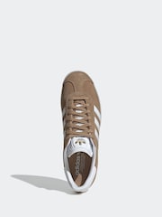 adidas Originals Gold Gazelle Trainers - Image 5 of 9