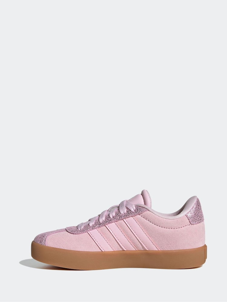 adidas Pink VL Court 3.0 Trainers - Image 2 of 9
