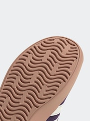 adidas Purple VL Court 3.0 Lace Kids Trainers - Image 7 of 9