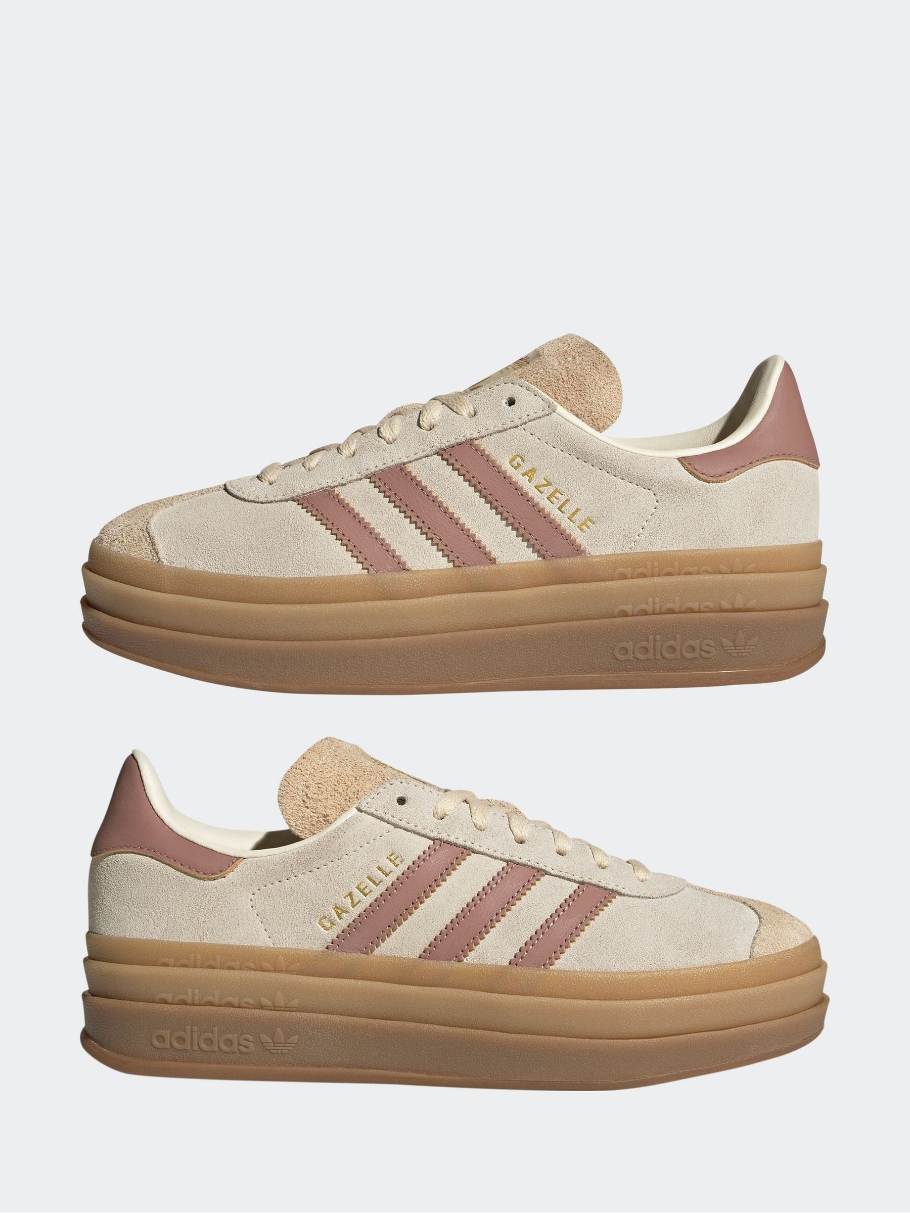 Buy adidas Originals Brown Gazelle Bold W Trainers from Next USA