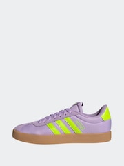 adidas Purple VL Court 3.0 Trainers - Image 3 of 10