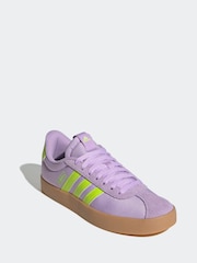 adidas Purple VL Court 3.0 Trainers - Image 5 of 10