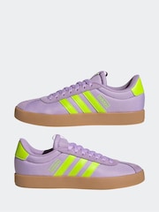 adidas Purple VL Court 3.0 Trainers - Image 6 of 10