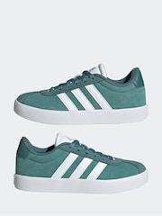 adidas Green VL Court 3.0 Trainers - Image 3 of 9