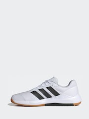 adidas White Dropset Base Trainers - Image 10 of 16