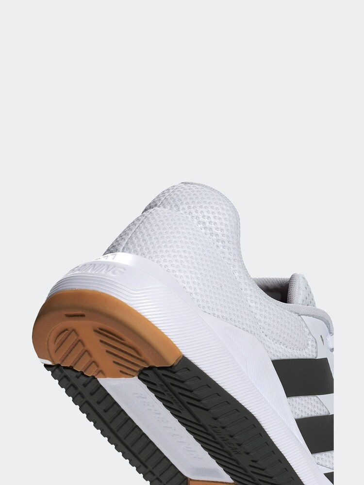 adidas White Dropset Base Trainers - Image 16 of 16