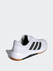 adidas White Dropset Base Trainers - Image 4 of 16