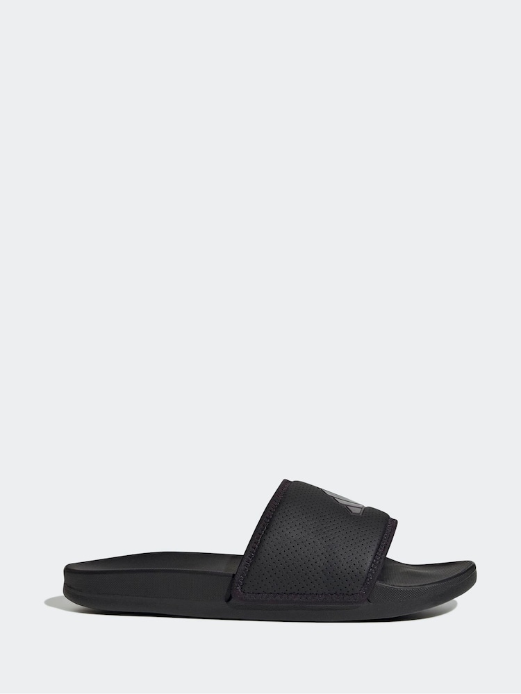 adidas Black Adilette Comfort Sandals - Image 1 of 9