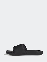 adidas Black Adilette Comfort Sandals - Image 2 of 9