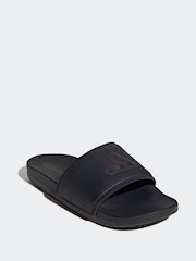 adidas Black Adilette Comfort Sandals - Image 3 of 9