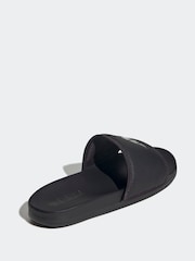 adidas Black Adilette Comfort Sandals - Image 4 of 9