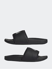 adidas Black Adilette Comfort Sandals - Image 5 of 9